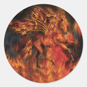 FireDancer Art Sticker