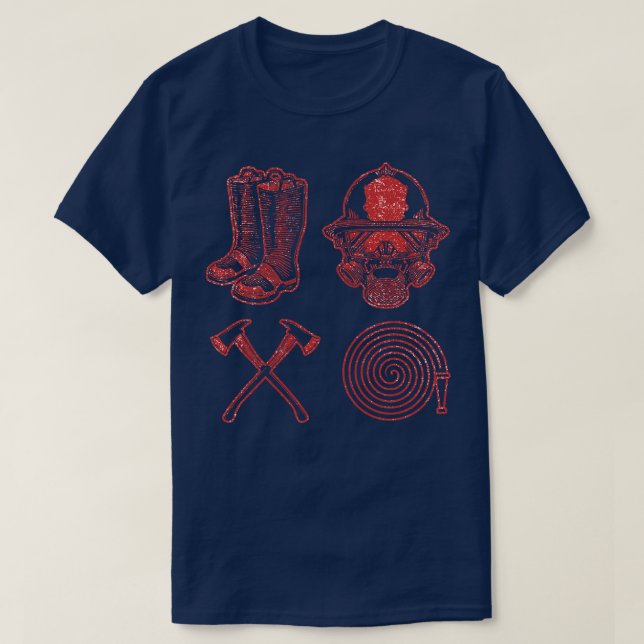 Firefighter 1 T-Shirt (Design Front)