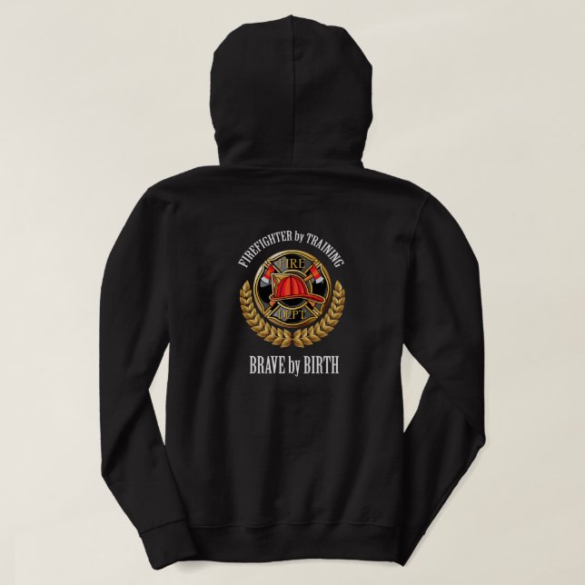 Firefighter 3 See Both Sides Hoodie (Design Back)