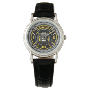 Firefighter ADD NAME Fire Department Rescue Team Watch