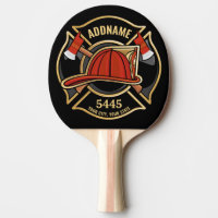 Firefighter ADD NAME Fire Station Department Badge