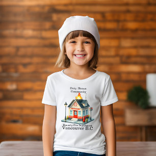 Firefighter at Station 22 at twilight T-Shirt