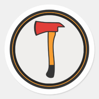 Firefighter Axe Sticker