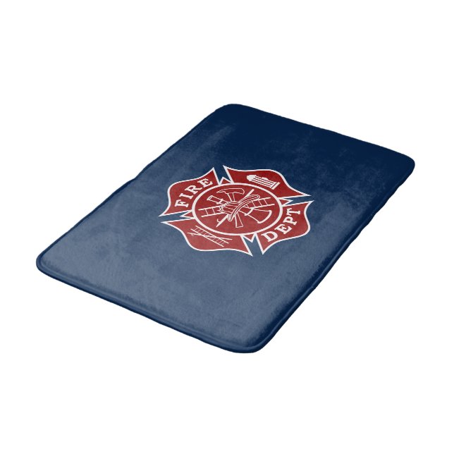 Firefighter Bath Mat (Angled)
