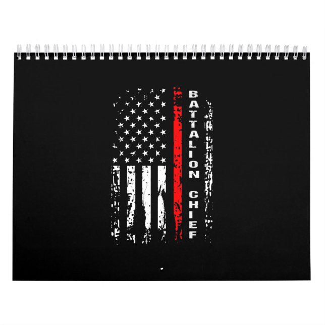 Firefighter Battalion Chief Battalion Chief Gift Calendar (Cover)