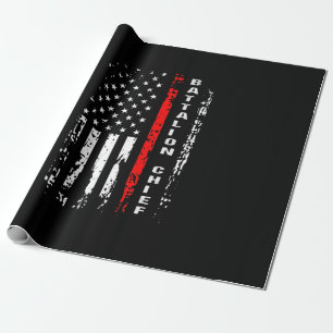 Firefighter Battalion Chief Battalion Chief Gift Wrapping Paper