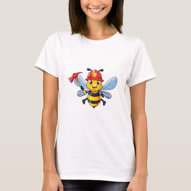 Firefighter bee T-Shirt (Front)