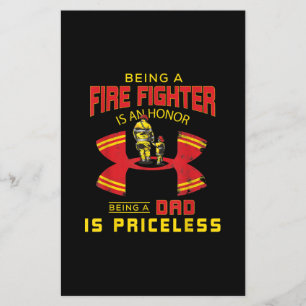 Firefighter - Being A Firefighter Dad Flyer