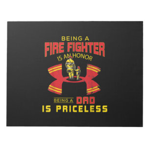 Firefighter - Being A Firefighter Dad Notepad