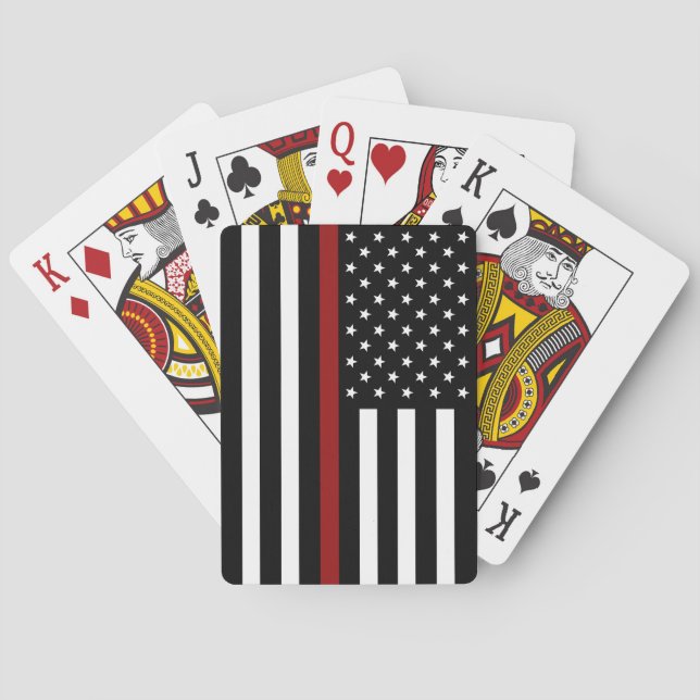 Firefighter Bicycle® Poker Playing Cards (Back)