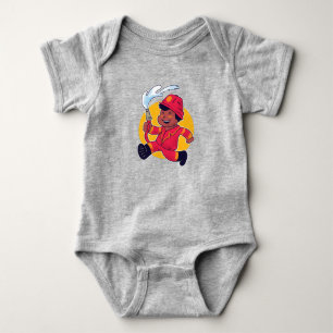 Firefighter Boy Baby Bodysuit