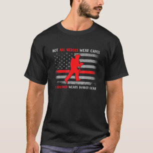 Firefighter Brother Proud Firefighter Sister Thin  T-Shirt