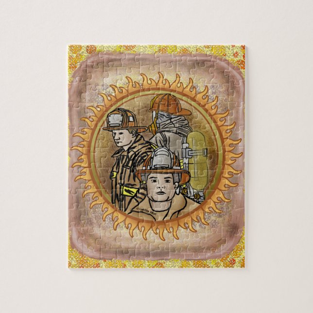 Firefighter Brotherhood Jigsaw Puzzle (Vertical)