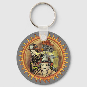 Firefighter Brotherhood  keychain