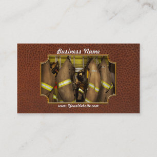 Firefighter - Bunker Gear Business Card