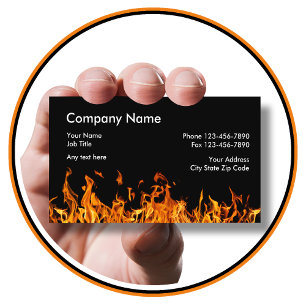 Firefighter Business Cards