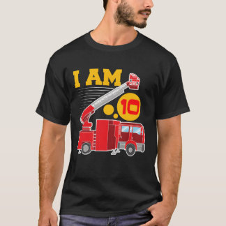 Firefighter Car Birthday Im T-Shirt
