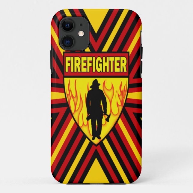 Firefighter Case-Mate iPhone Case (Back)