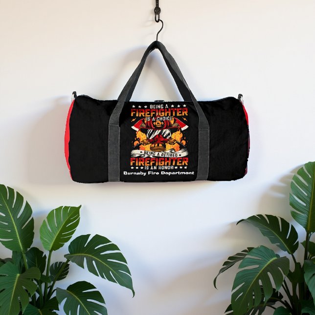 Firefighter Choice Retired Firefighter Honour Duffle Bag (Creator Uploaded)