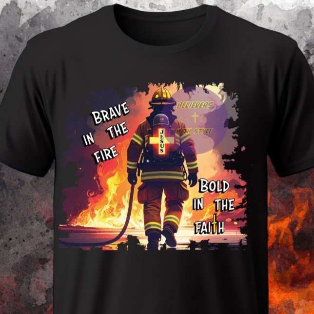 Firefighter - Christian T-Shirt (Creator Uploaded)