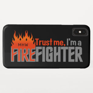 Firefighter custom monogram phone cases
