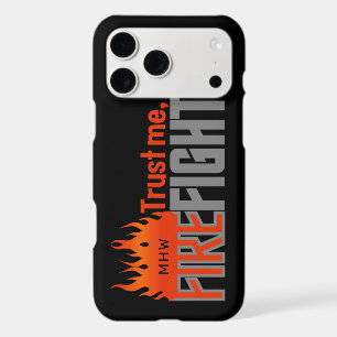 Firefighter custom monogram phone cases