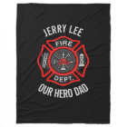 Firefighter Custom Text Name Personalised