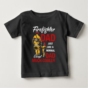Firefighter Dad Baby T-Shirt