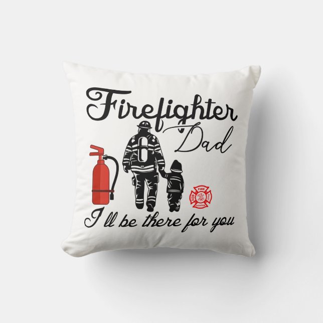 Firefighter Dad | Father's Day Gifts Cushion (Front)
