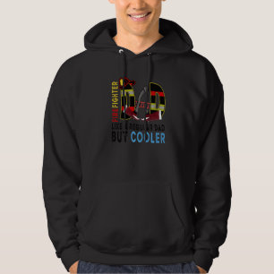 Firefighter Dad Like A Normal Dad But Cooler Hoodie