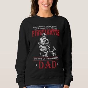 Firefighter Dad & Son Daddy Father's Day Christmas Sweatshirt