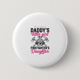 Firefighter Daughter Quote Vector Shirt Design_1 6 Cm Round Badge