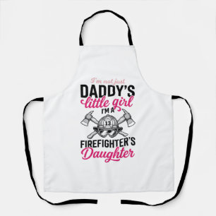 Firefighter Daughter Quote Vector Shirt Design_1 Apron
