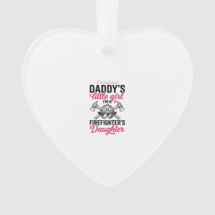 Firefighter Daughter Quote Vector Shirt Design_1 Ornament