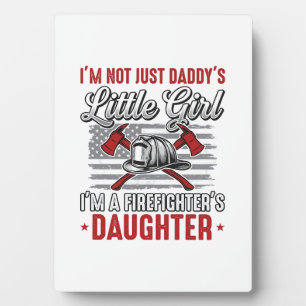 Firefighter Daughter Vintage Plaque