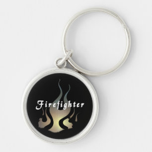 Firefighter Decal Key Ring