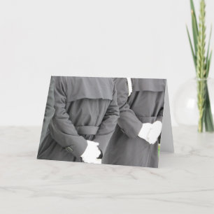 Firefighter Dress A, Blank inside 3 Card