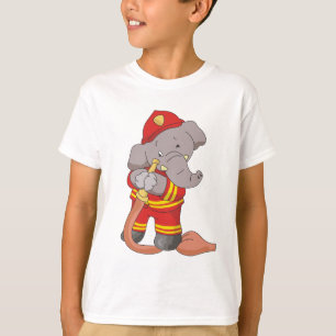 Firefighter Elephant Tshirts and Gifts