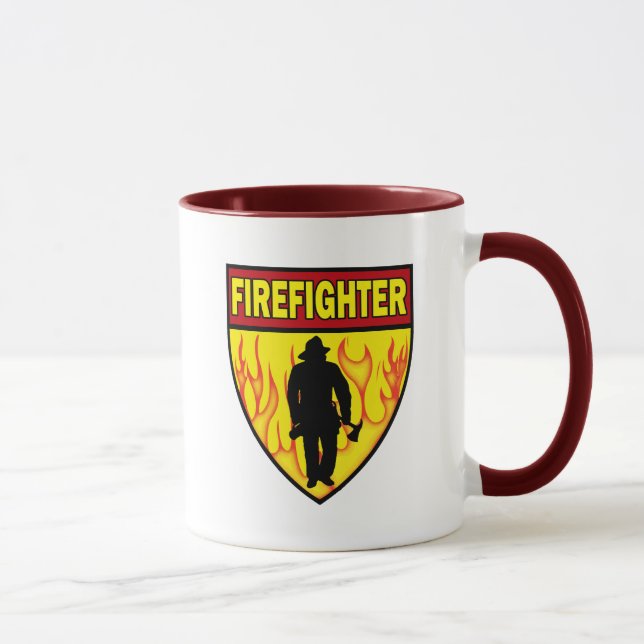 FIREFIGHTER EMBLEM MUG (Right)