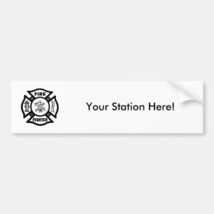 Firefighter EMT Bumper Sticker