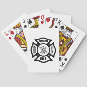 Firefighter EMT Playing Cards
