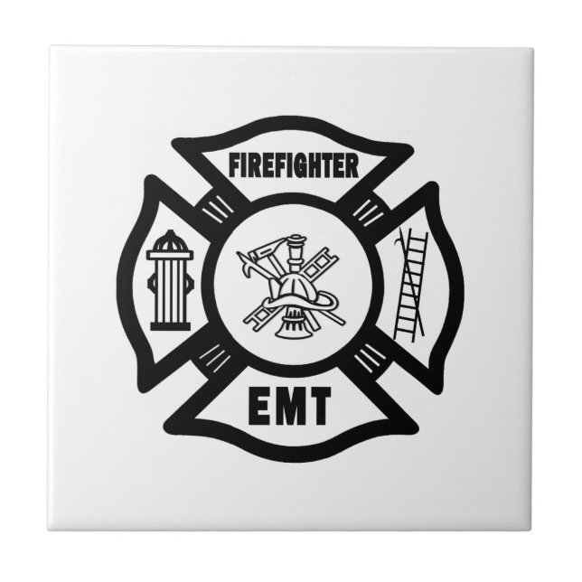 Firefighter EMT Tile (Front)