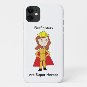 Firefighter Female Super Hero Personalise iPhone 11 Case