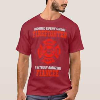 Firefighter Fiancee Premium T-Shirt
