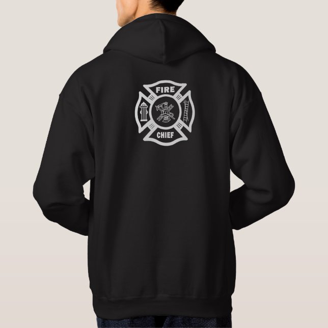 Firefighter Fire Chief Hoodie (Back)