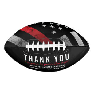 Firefighter Fire Department Retirement Party Football