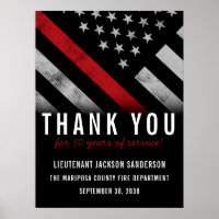 Firefighter Fire Department Retirement Party
