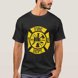 Firefighter Fire Dept Badge T-Shirt