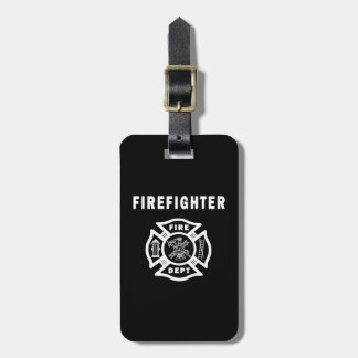 Firefighter Fire Dept Logo Luggage Tag