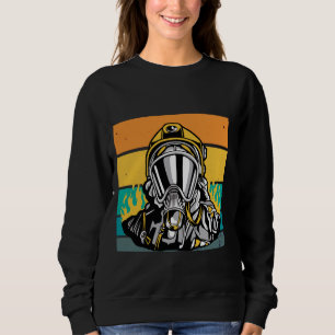 Firefighter fireman hero bravery Gear rescue fire Sweatshirt